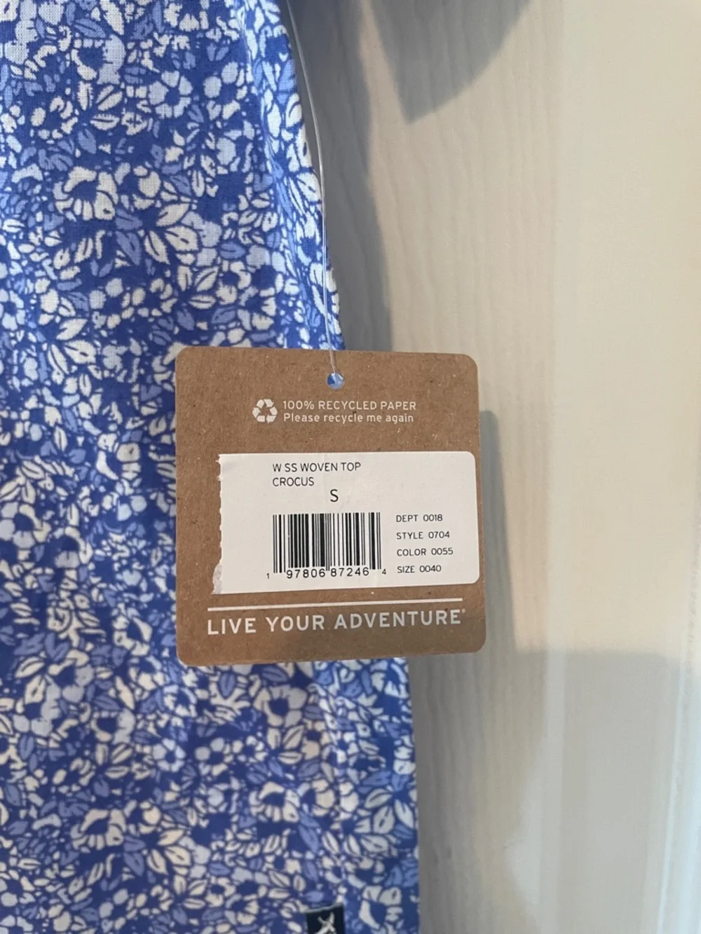 New Eddie Bower Cotton Button Up Shirt - Picture 3 of 5